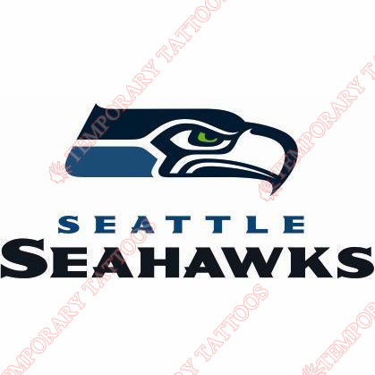 Seattle Seahawks Customize Temporary Tattoos Stickers NO.755